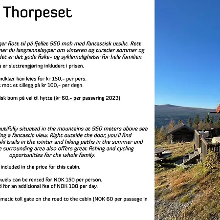 Thorpeset By Norgesbooking - With Amazing View